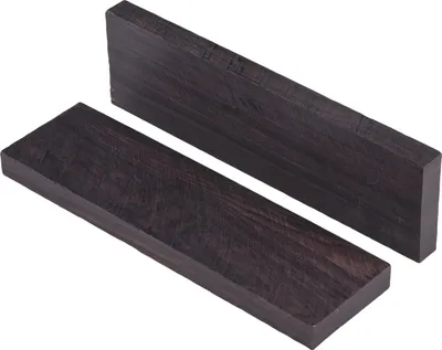 Obrázek produktu pro POENVFPO 2 Pack -Kytarový most, Dřevěný držák mostu pro akustickou kytaru DIY - součástky mostu (Ebenové dřevo)