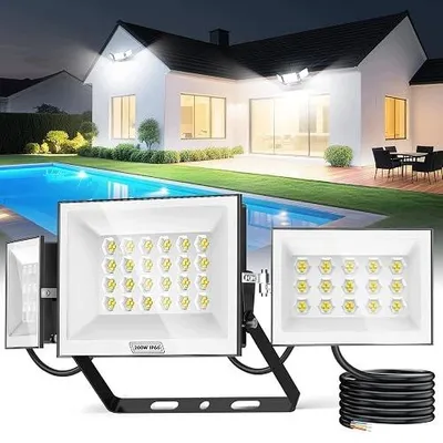 Zdjęcie produktu dla Reflektor LED 150W zewnętrzny 15000LM zimna biel IP66 wodoodporny