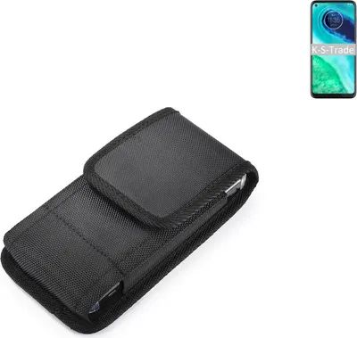 Produktbild von Holster Gürteltasche kompatibel mit Motorola G8 Holster Gürtel Tasche wasserabweisend Handy Hülle Schutz Hülle Outdoor schwarz K-S-Trade
