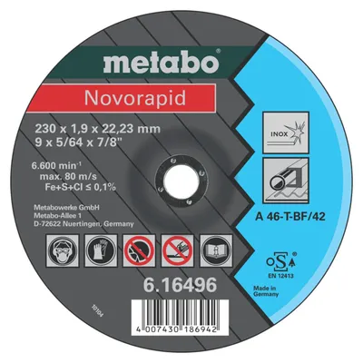Produktbild von Metabo Novorapid 230x1,9x22,23 Inox