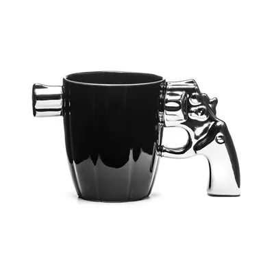 Produktbild von Stilvolle Sheriff-Tasse - Silberne Pistole