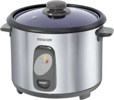 Image de Cuisseur à Riz Sencor SRM 1800SS, 1.8L, Acier Inoxydable, 700W, Spatule et Verre Doseur Inclus