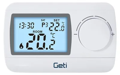 Obrázek produktu pro Termostat GETI GRT04 drátový programovatelný 7denní