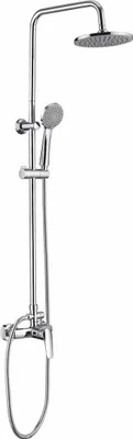 Produktbild von Casa Padrino Luxus Duschgarnitur mit Überkopfbrause und Handbrause H. 117,3 cm