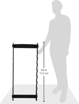 Produktbild von Schwertständer für 8 Katana und Schwerter – Einzelständer aus Holz zur Präsentation von Samurai-Schwert, Katana, Säbel WS-8W