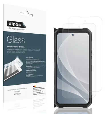 Immagine prodotto di 2x Pellicola Protettiva per Oukitel WP61 Ti Protezione opaco Vetro Flessibile 9H dipos