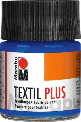 Produktbild von Marabu Stoffmalfarbe Textil plus 50 ml ultramarinblau