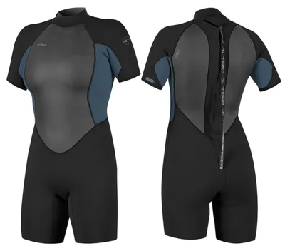 Produktbild von O'NEILL WMS REACTOR-2 Neoprenanzug 2mm Damen Shorty Wetsuit Backzip copenblue - Größe: 10