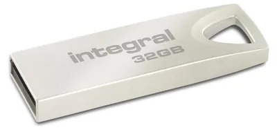 Productafbeelding van Integral Arc, 32GB, USB 2.0, Type-A, 0 - 60 °C, Zonder dop, Metalen behuizing