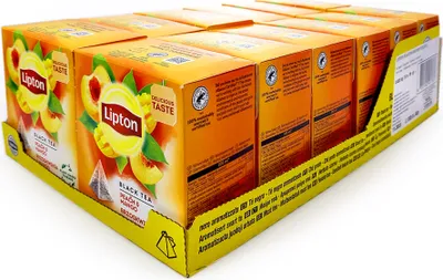 Produktbild von Lipton Schwarztee Peach & Mango, 20er Pack x 12