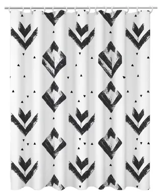 Zdjęcie produktu dla Zasłona do kabiny prysznicowej, 120 x 200 cm - Wodoodporna tkanina poliestrowa z haczykami