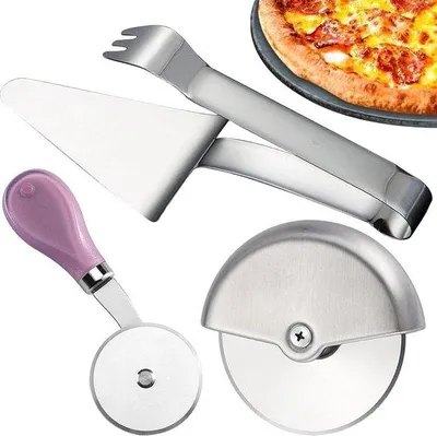 Productafbeelding van Pizzames Set - RVS, vaatwasmachinebestendig - inclusief pizzaschep