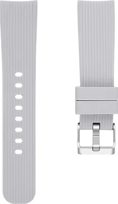 Produktbild von BStrap Silicone Line (Large) Armband für Samsung Galaxy Watch 3 41mm, gray