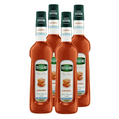 Produktbild von Teisseire Getränke-Sirup Caramel 0% Zucker 0,7L (4er Pack)
