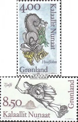 Produktbild von Briefmarken Dänemark - Grönland 1995 Mi 277-278 (kompl.Ausg.) postfrisch Galionsfiguren
