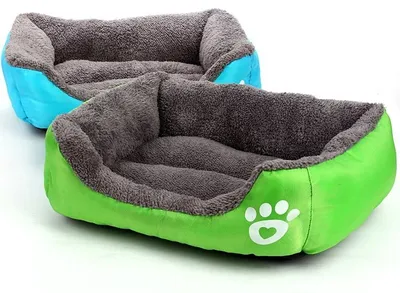 Image de Lit pour chien et chat bleu L