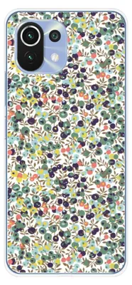 Image de 1001Coques - Coque silicone compatible avec Xiaomi Mi 11 - Motif liberty wiltshire vert - Design original imprimé en France