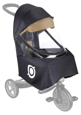 Image de Housse de protection contre la pluie pour EXPLORER TRIKE (noir/transparent)