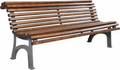 Immagine prodotto di Panchina Casa Padrino - panchina da città marrone scuro/grigio 180 cm - Arredo esterno