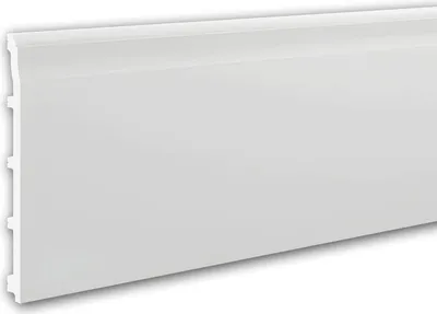 Produktbild von Profhome 653805 Sockelleiste Fußleiste Zierleiste Stuckleiste 2 m