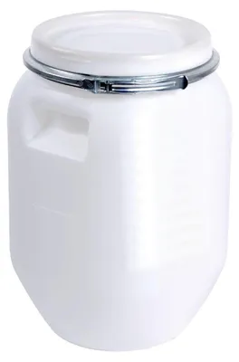Image de EDA 010558 NA Fût de rangement EDA, 25 litres, plastique, blanc