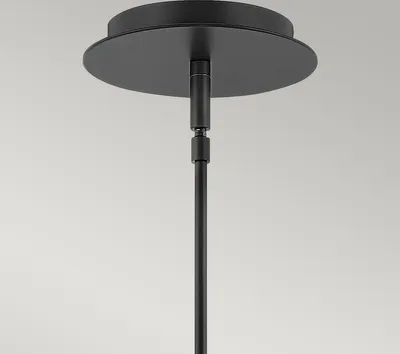 Immagine prodotto di Lampada a sospensione LED Dax nera 8W, bianco caldo, 320 lm, metallo, dimensioni: 102,2 x 12,7 x 12,7 cm, IP20, Hinkley