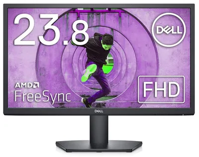 Produktbild von DELL SE2422HX, 60,5 cm (23.8"), 1920 x 1080 Pixel, Full HD, LCD, 12 ms, Schwarz