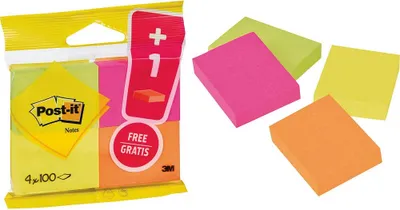 Zdjęcie produktu dla Karteczki samoprzylepne Post-it® 6812P Super Sticky Notes 653 karteczki samoprzylepne w standardowych kolorach, 3 bloczki