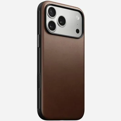 Zdjęcie produktu dla Nomad Modern Leather Case, Pokrowiec, Apple, iPhone 17 Pro Max, 17,5 cm (6.9"), Brązowy
