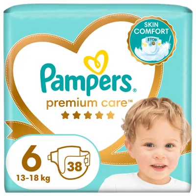 Image de PAMPERS Premium Care taille 6 (38 pièces)
