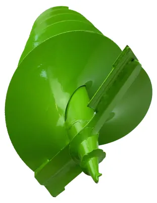 Imagen del producto de Accesorio para taladro de suelo, diámetro de 200 mm, con doble espiral, para taladros de pilotes y pozos, ideal para perforar agujeros