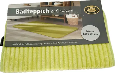 Produktbild von Gözze Badteppich Berlin limone 50 x 70cm