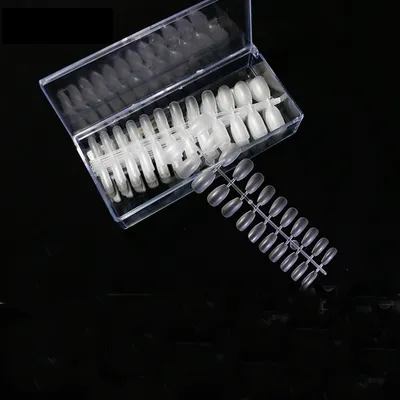 Produktbild von 24 Tips - Coffin - Fullcovertip - Clear - keine Box! - 480-013