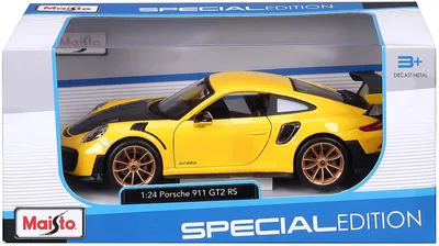 Zdjęcie produktu dla Maisto - Porsche 911 GT2 RS, żółty, 1:24