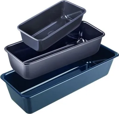 Produktbild von Kuchenform Set, Dr. Oetker Back Liebe, 3 Stück, 25 cm 30 cm 35 cm, Antihaftbeschichtung, Premium Emaille, bis 400°C