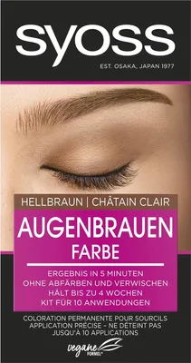 Produktbild von SYOSS Augenbrauen-Kit 5-1 Hellbraun 17ml