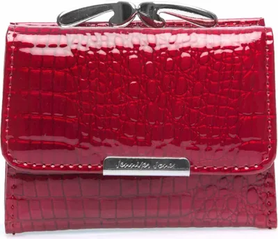 Produktbild von Jennifer Jones Kleines Damen Portemonnaie  Mini-Geldbörse Rot