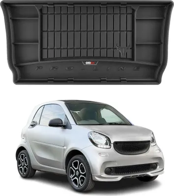 Zdjęcie produktu dla Mata bagażnika do Smart Fortwo 2014–2020, TPE, czarna