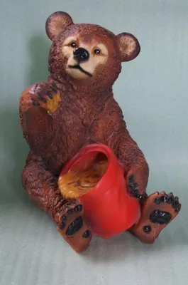 Image de Figurine d'ours design Statue Statues Décoration Décoration c697 Statues
