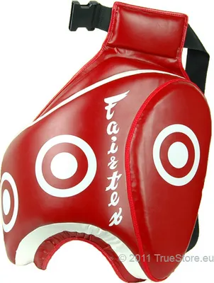 Produktbild von Fairtex Oberschenkelschoner TP3, Farbe Rot