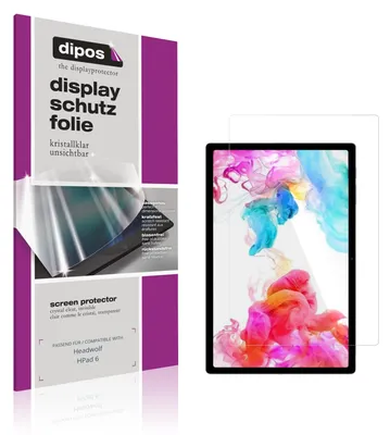Produktbild von 2x Schutzfolie für Headwolf HPad 6 klar Displayschutzfolie Folie Display Schutz dipos