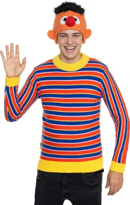 Produktbild von Sesamstraße – Ernie Pullover - Fasching Karneval Größe: XXL