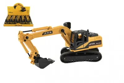 Obrázok produktu pre Stavebný stroj pásové rýpadlo plastové 18cm
