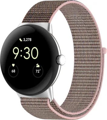 Produktbild von Strap-it Weiches Nylonband – passend für Google Pixel Watch 1/2 – Nylonband mit Klettverschluss für Pixel Watch