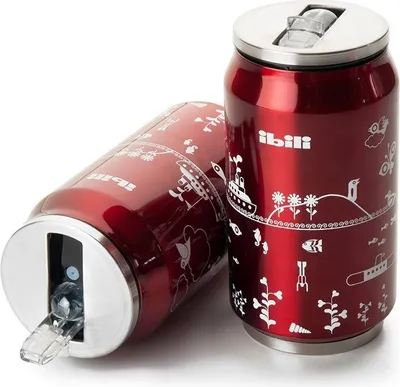 Produktbild von Ibili Umweltfreundliche Isolierflasche 330ml Rot  Rot One Size
