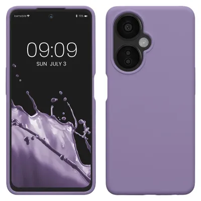 Produktbild von kwmobile Handyhülle für OnePlus Nord CE 3 Lite 5G / Nord N30 5G Hülle - Case Silikon - Kabelloses Laden - Schutzhülle Cover in Veilchen Lila