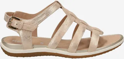 Produktbild von GEOX SAND.VEGA, Sandaletten in Gold für Damen, Größe 42