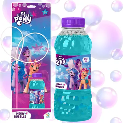 Produktbild von My Little Pony Mega-Seifenblasen-Set Große Seifenblasen 450 ml