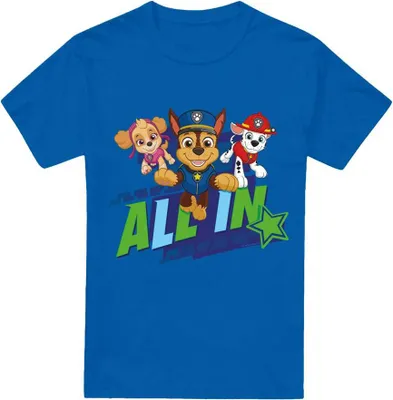 Obrázek produktu pro Paw Patrol - Pánské tričko "All In" TV6729 (M) (Královská modrá)