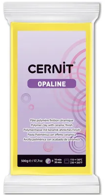 Produktbild von Cernit Opaline Modelliermasse 500 g - Primary Yellow
